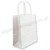 EzePack, Ribbed White Kraft Carrier Bags 190 x 80 x 210mm