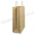 EzePack, Ribbed Manilla Kraft Carrier Bags 320 x 140 x 420mm