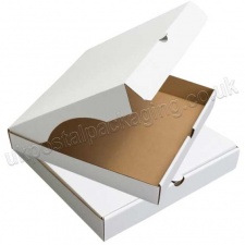 EzePack White 9'' Pizza Box - per 10 boxes