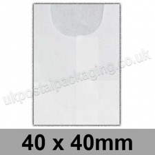 EzePack, Glassine Bag, 40 x 40mm - Box of 1,000