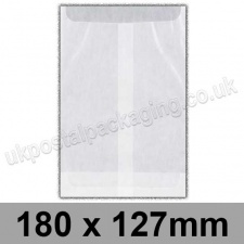 EzePack, Glassine Bag, 180 x 127mm - Box of 1,000