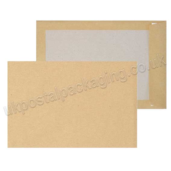 Board Backed Envelopes, Manilla, C5, Plain Box of 125 UK Postal