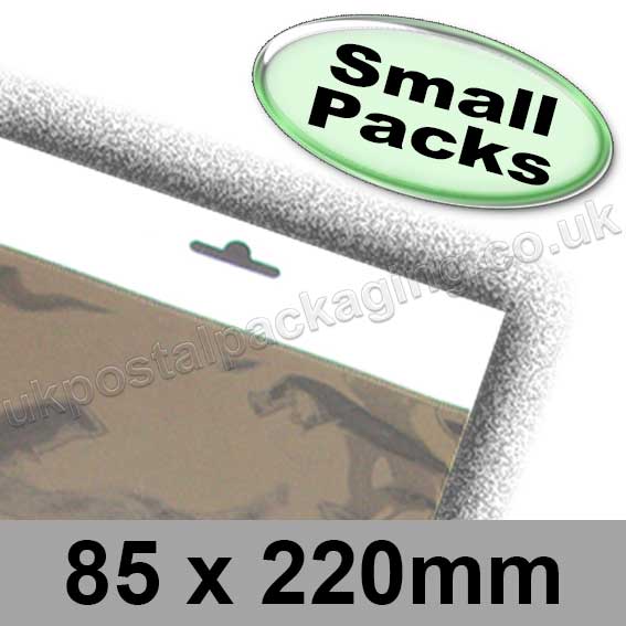 Olympus, Cello Bag, Size 85 x 220mm, with Euroslot Header - Pack of 200
