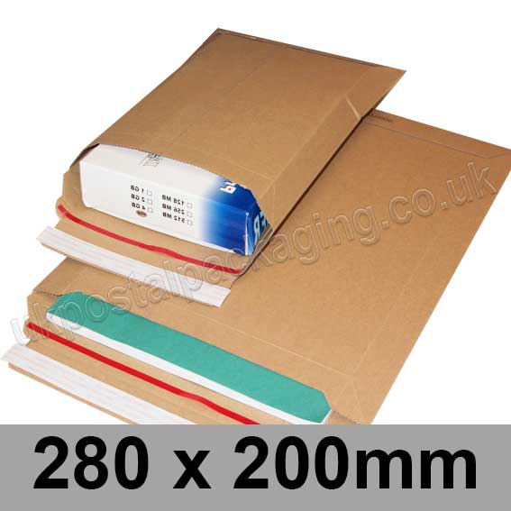 Rigid cardboard envelopes 288 x 200mm UK Postal Packaging