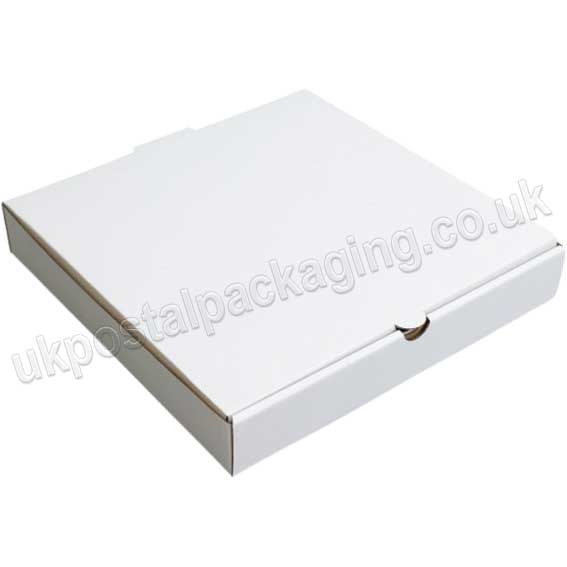 SelfHold White Pizza Boxes Bulk, 12.2 × 12.2 × 1.75 Inches White