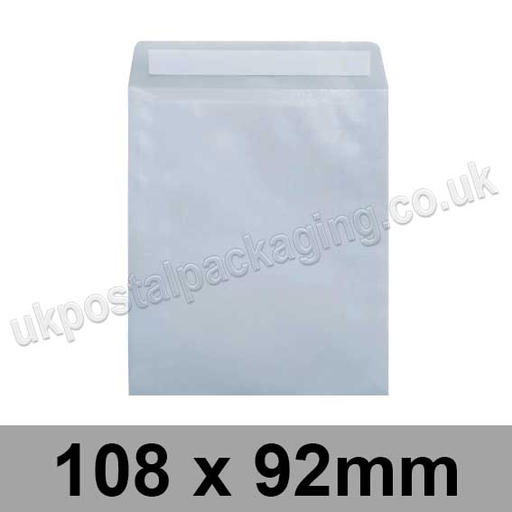 EzePack, Glassine Bag, 108 x 92mm, Peel & Seal - Box of 1,000