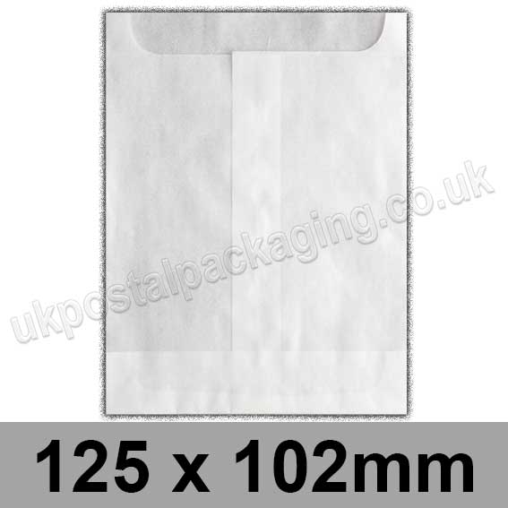 EzePack, Glassine Bag, 125 x 102mm - Box of 1,000