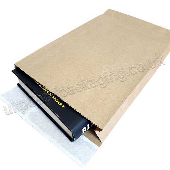 EzePack, Paper Mailing Bags, 190 x 50 x 300mm, Peel & Seal Flaps - Pack of 20