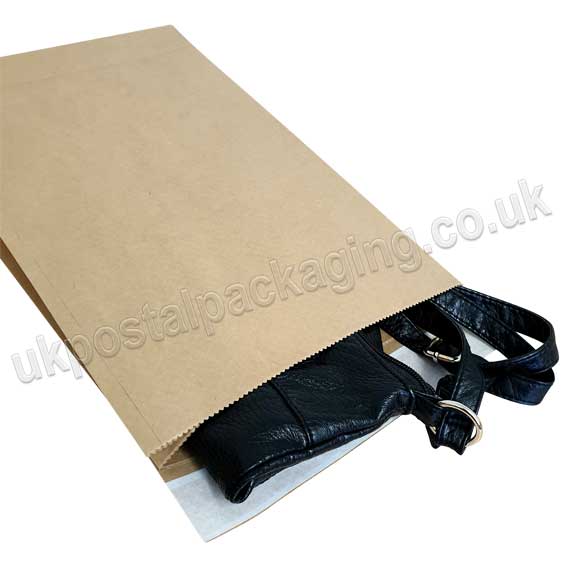 EzePack, Paper Mailing Bags, 260 x 70 x 410mm, Peel & Seal Flaps - Pack of 20