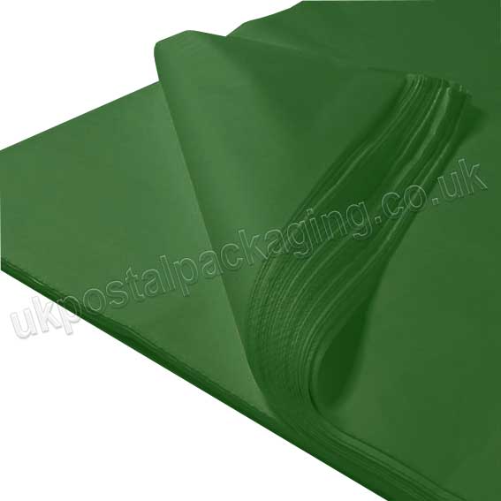 Dark Green MG Tissue Paper, 450 x 700mm, 17gsm - Pack of 480 sheets